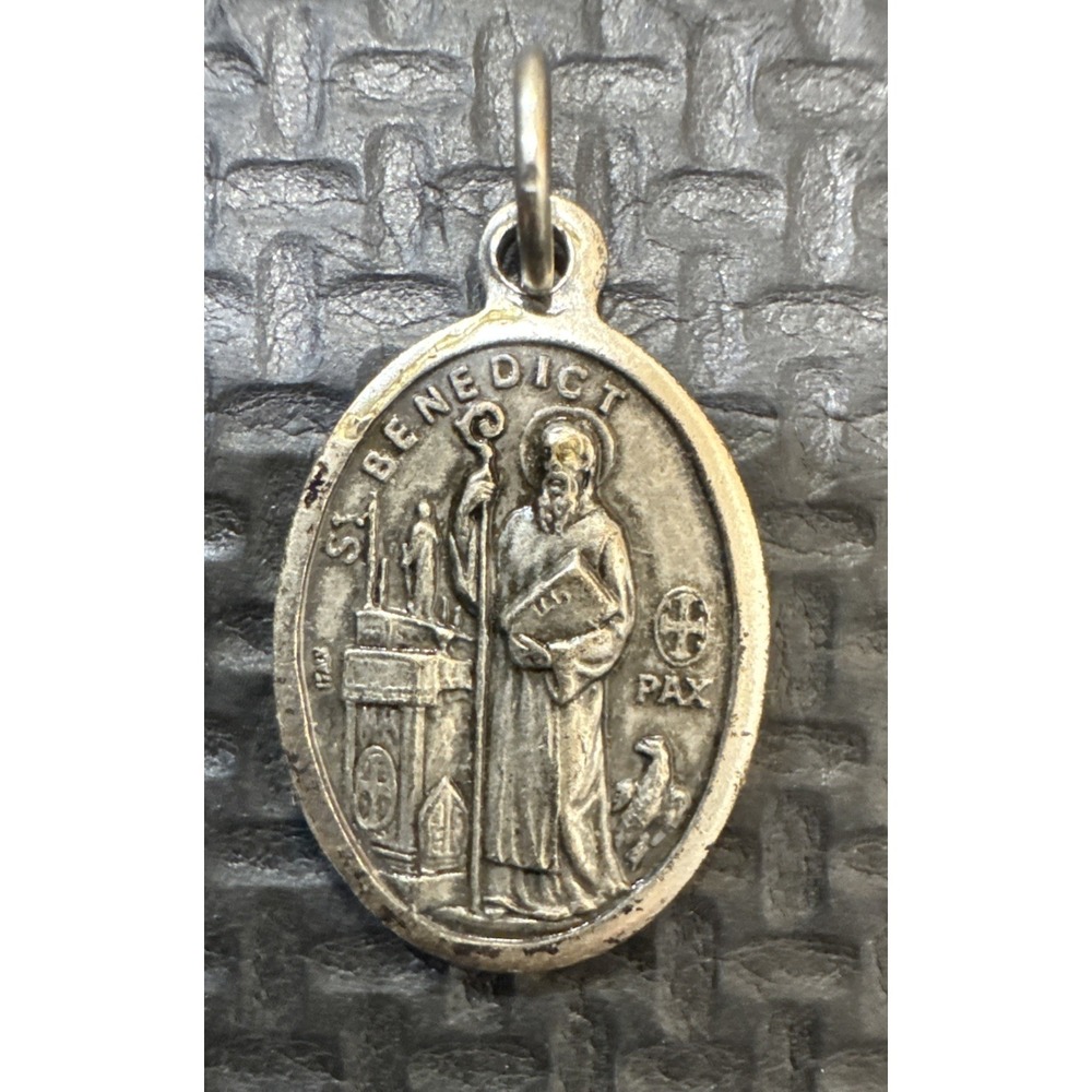 VTG St Benedict Medal Religious Holy Catholic | Patron Saint of Students | Italy
